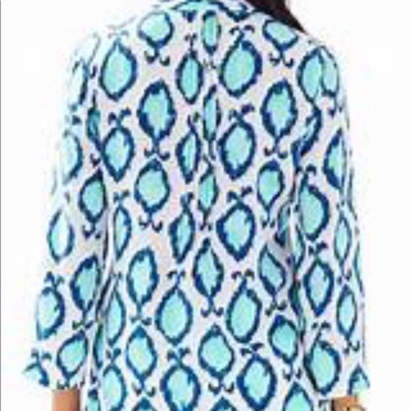 NWOT Lilly Pulitzer Sarasota tunic resort white - Picture 6 of 6